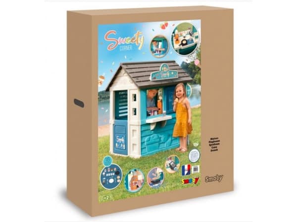 Smoby Spielhaus Sweety Corner, Frittstående lekehus, 1 dører, Flerfarget