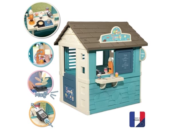 Smoby Spielhaus Sweety Corner, Frittstående lekehus, 1 dører, Flerfarget