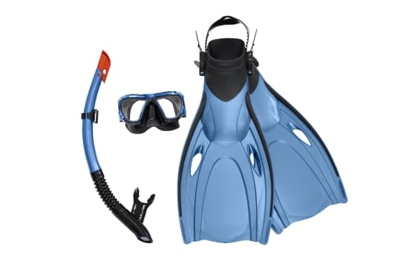 Bestway 25044, Voksen, Halv ansiktsmaske, Herdet glass, Assorterte farger, Silikon, 37.5-41