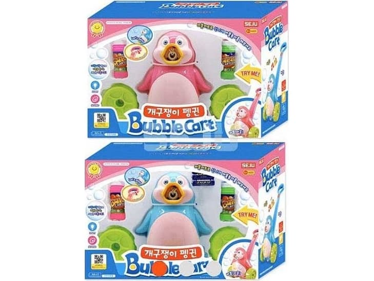 Icom PENGUIN FLOWING BUBBLES FOR BATTERIES