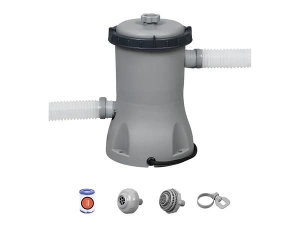 Bestway 58383, Patronfilterpumpe, Blå, Grå, 3,2 cm, 1100 l, 14300 l, 220 - 240 V