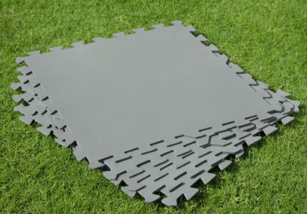 Bestway 58639, Gulv beskytter, Grå, Polyethylen, firkant, 666 g, 500 x 500 mm
