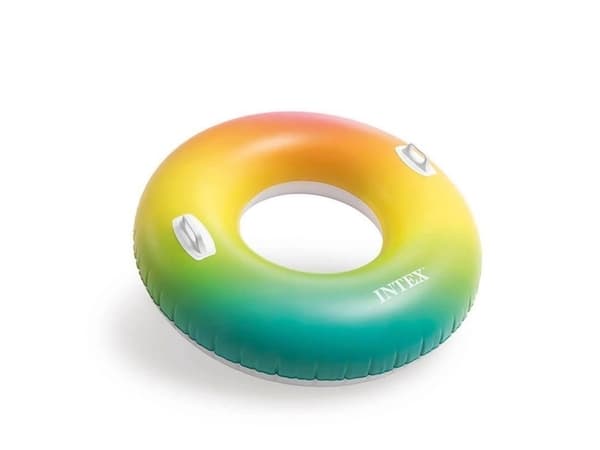 Intex Color Whirl Tube, Flerfarget, Badering, Vinyl, 6,81 kg, 88,9 mm, 228,6 mm