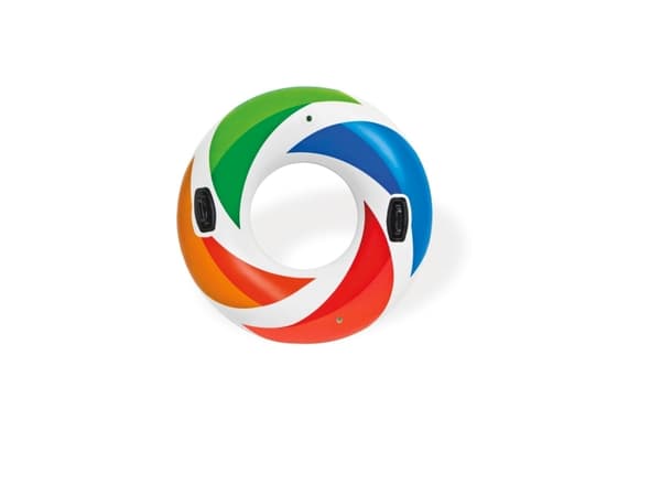 Intex Color Whirl Tube, Flerfarget, Badering, Vinyl, 6,81 kg, 88,9 mm, 228,6 mm