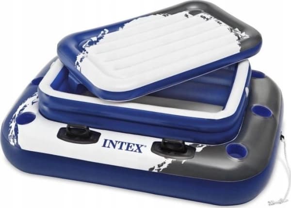 Intex MEGA CHILL II, Musta, Sininen, Valkoinen, Kelluva kylmälaukku, 8,87 kg, 181 mm, 355,6 mm, 304,8 mm