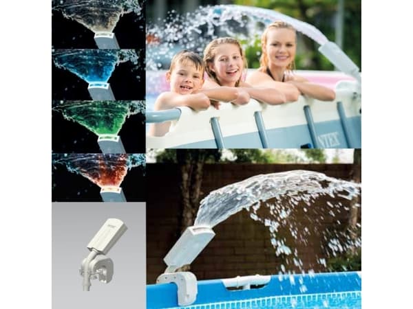 Intex MULTI-COLOR LED POOL SPRAYER, Allassuihku, Valkoinen, LED, Vaihtuva, Kiina, 1,2 kg