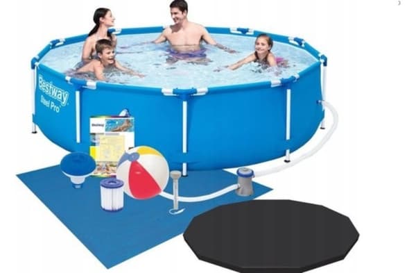 Bestway teräs pro runkoallas 12' x 2,5' - täydellinen sarja