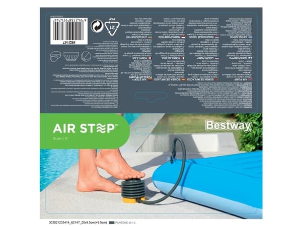 Bestway fotpumpe 13 cm Bestway 62147