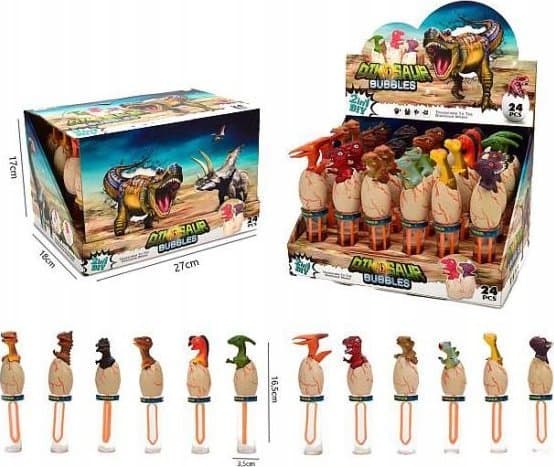 Hipo Såpebobler med en Dinosaur figur S901 blanding pris for 1 stk p24