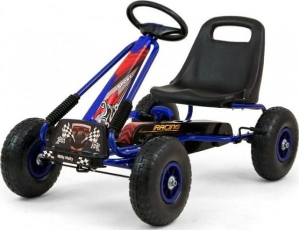 Milly Mally Gokart med pedaler Thor Blue