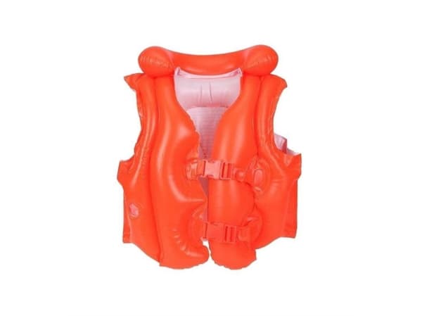 Intex 58671EU, Oransje, Svømmevest, Monokromatisk, Vinyl, 3 år, 6 år