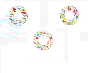 BADERING INTEX LIVELY PRINT 51 CM 3 ASS