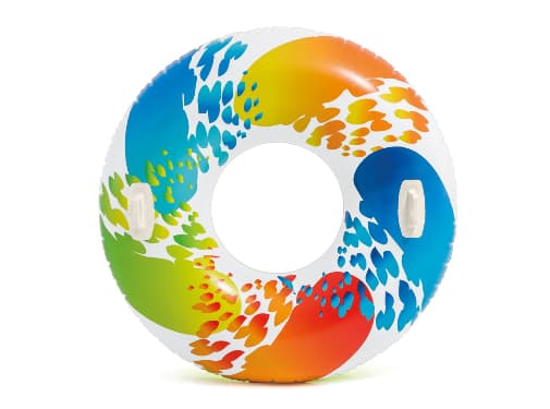 Intex Color Whirl Tube, Flerfarget, Badering, Vinyl, 6,81 kg, 88,9 mm, 228,6 mm
