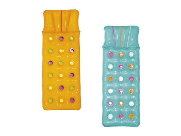 Bestway 43014, Blå, Rosa, Badmadrass, Mönstrad, Vinyl, 90 kg, 710 mm