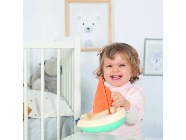Smoby SMOBY Little Green Sailboat Water Boat Laget av bioplast