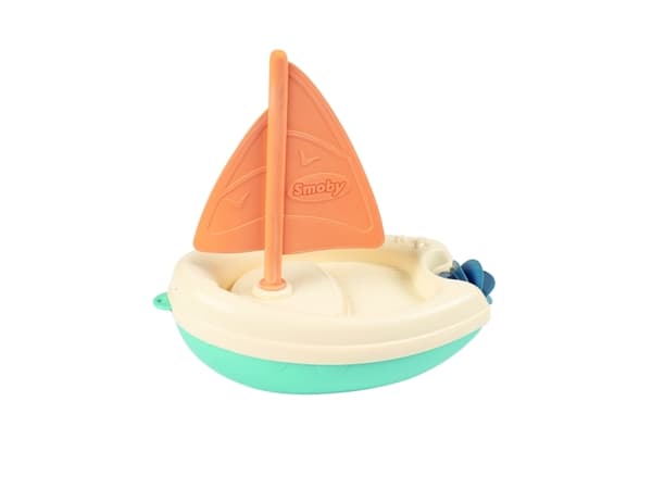 Smoby SMOBY Little Green Sailboat Water Boat Laget av bioplast
