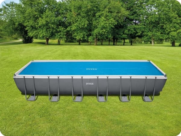 Intex Pool Cover Solar 732x366cm Polyeteeni neliö sininen sininen