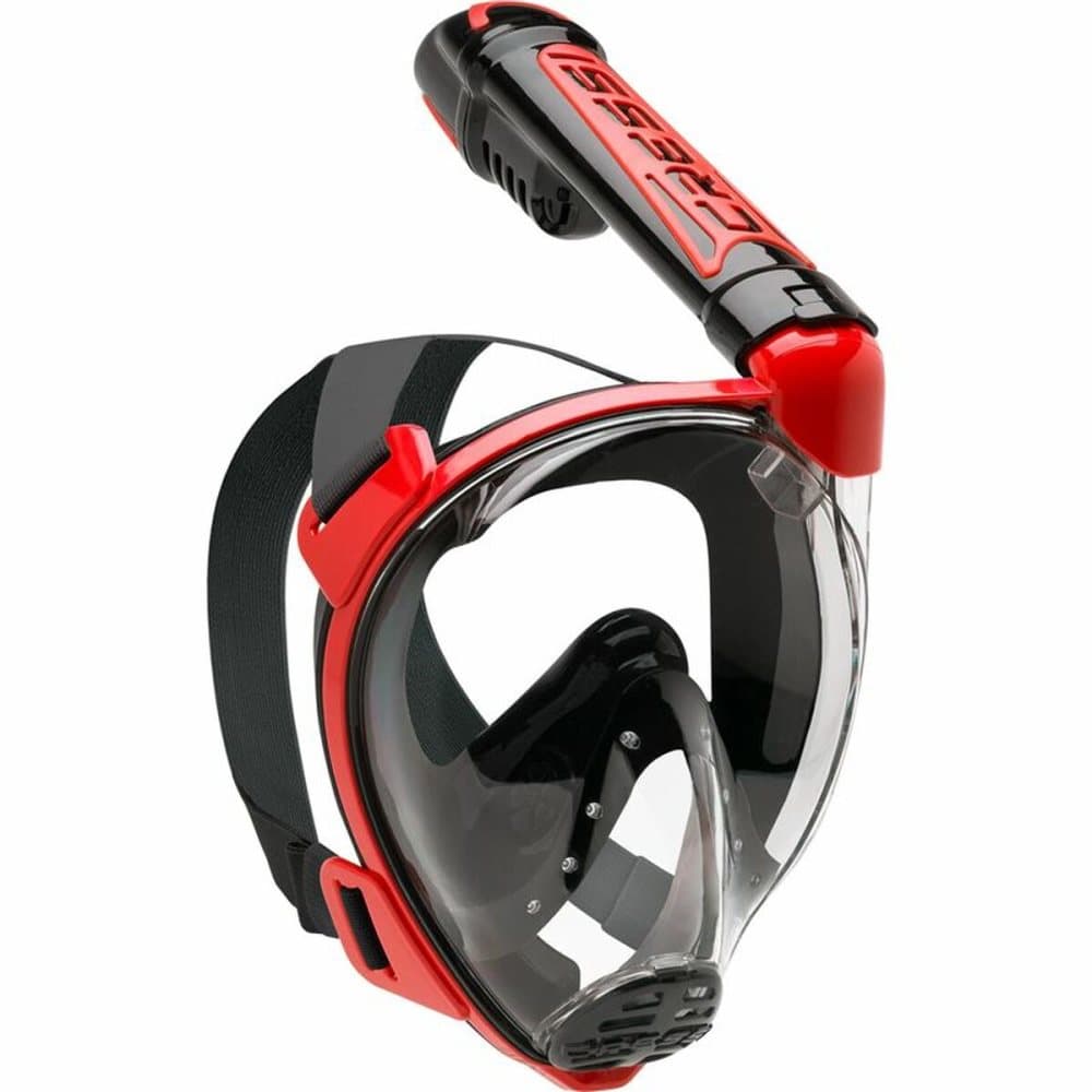 Diving mask Cressi-Sub Duke Dark S/M Röd