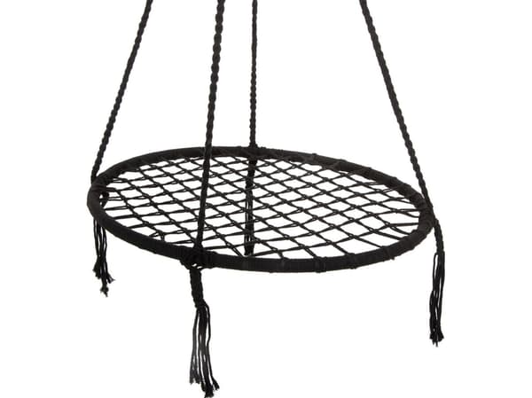 Royokamp swing Openwork hengekøye 80cm svart