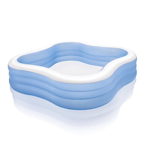 Intex 57495NP Beach Wave oppustelig swimmingpool 229x229x56 cm Assorteret