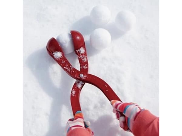 Prosperplast snöbollsmaskin snöbollsmaskin enkel röd