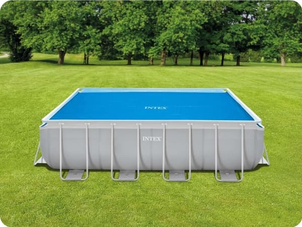 Intex 29028, Solskydd till pool, Ovanmarkspool, Rektangulär, Blå, Polyeten, 1860 mm