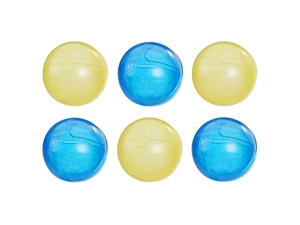 Nerf Super Soaker Hydro Balls, Vesi-ilmapallot, Sininen, Keltainen, 6 vuosi/vuosia, 6 kpl