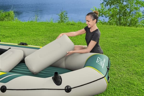 Bestway 65157 / 23, Rafting (elv), Rafting gummibåt, Grå, 4 person(er), 500 kg, 2200 W