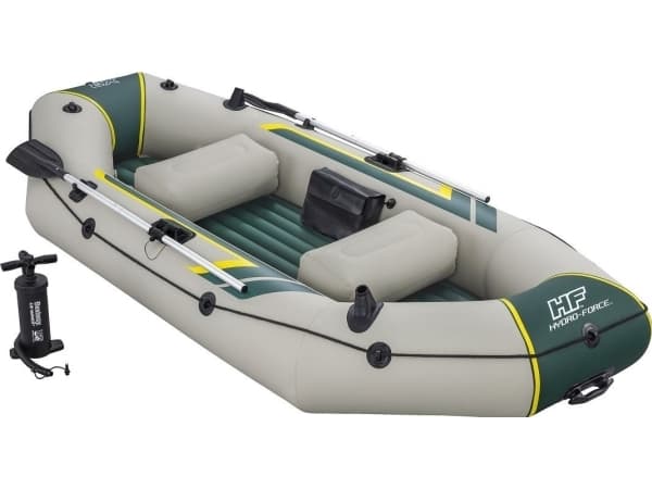 Bestway 65160 / 23, Forsränning, Flotte, Grön, Grå, Gul, 3 personer, 400 kg, 1000 W