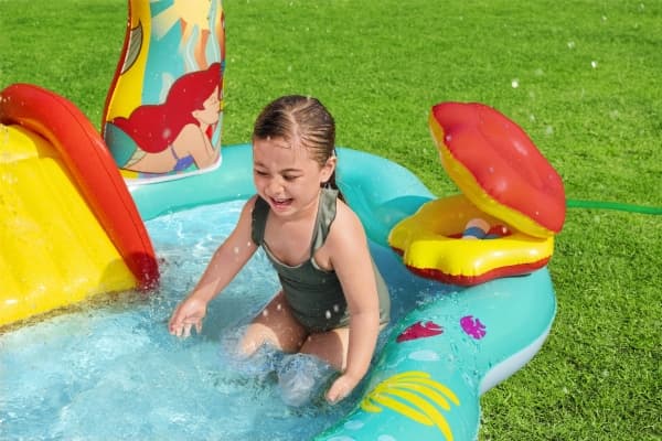 Bestway 91097 / 23, Oppblåsbart spillsenter, 2 år, Polyvinylklorid (PVC), Blå