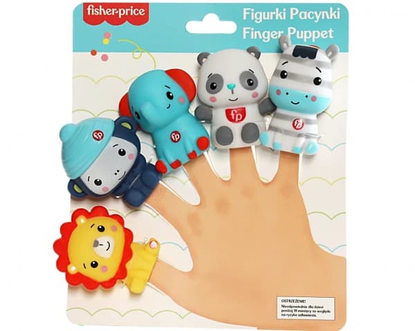 Fisher-Price bath toy Puppet figures 5-pack CFF2201