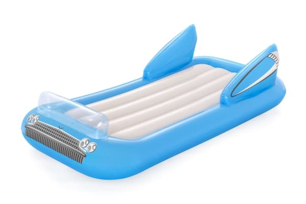 Bestway 43412, Blå, Hvit, Flytemadrass, Monokromatisk, PVC, Gutt/Jente, 90 kg