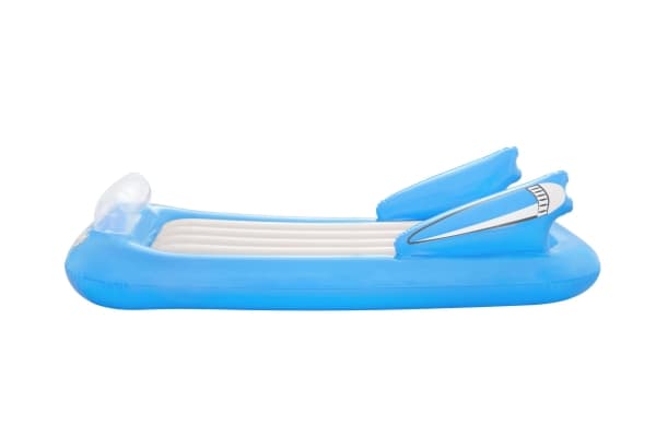 Bestway 43412, Blå, Hvit, Flytemadrass, Monokromatisk, PVC, Gutt/Jente, 90 kg