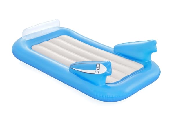 Bestway 43412, Blå, Hvit, Flytemadrass, Monokromatisk, PVC, Gutt/Jente, 90 kg