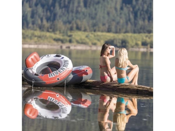 Intex 56825EU, Harmaa, Punainen, Valkoinen, Vinyyli, 135 cm