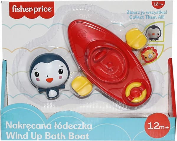 Fisher-Price Kylpylelu Ruuvivene + pingviinihahmo CFGMBT003C