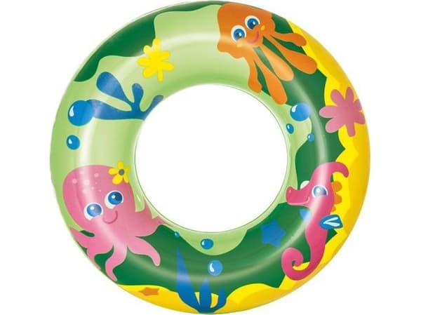 Bestway Oppblåsbar ring med trykk 51 cm