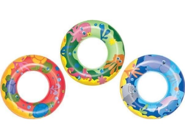Bestway Oppblåsbar ring med trykk 51 cm
