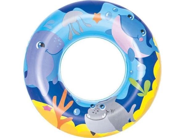 Bestway Oppblåsbar ring med trykk 51 cm