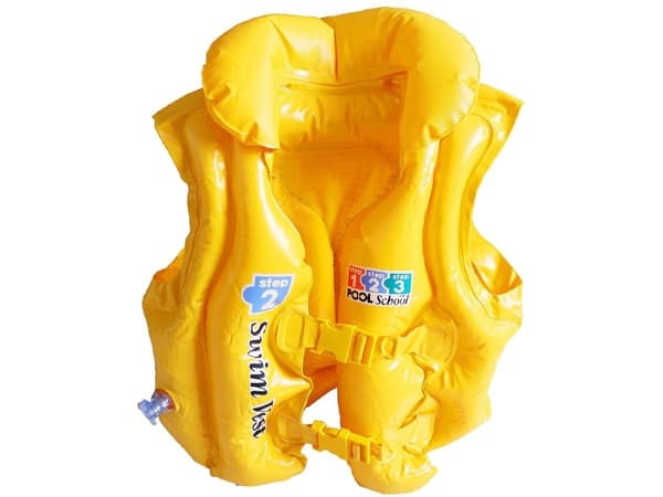 Intex Deluxe Swim Vest Pool School Step 2, Keltainen, Uimaliivi, Kuvio, 3 vuosi/vuosia, Kiina, 240 g