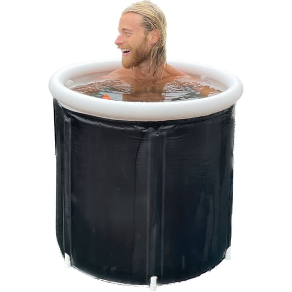 Isbad - Deluxe Ice Nordic - Transportabelt - Sort