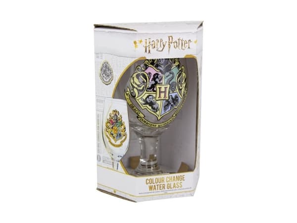 Paladone Hogwarts Colour Change Water Glass V2, Transparent, Glas, 1 styck, 400 ml, 85 mm, 85 mm