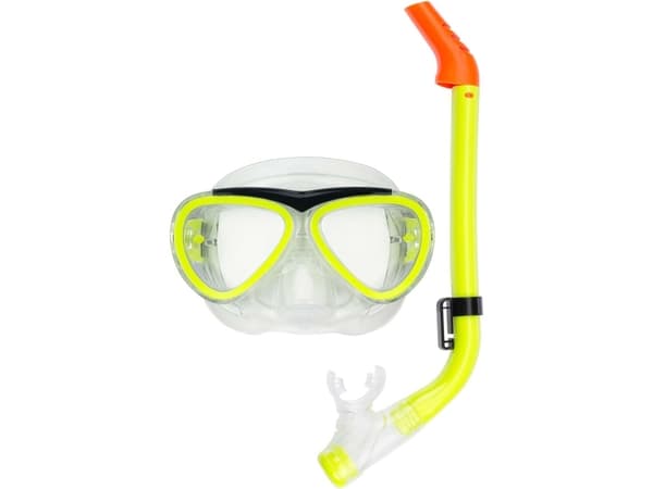 Snorkelset Junior Gul