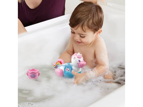 VTech Badespass Einhorn, Bade leke, Gutt/Jente, 1 år, Lyseffekter, AAA, Flerfarget