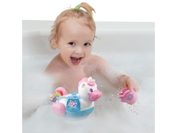 VTech Badespass Einhorn, Bade leke, Gutt/Jente, 1 år, Lyseffekter, AAA, Flerfarget