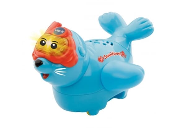 VTech 80-187404-004, Badleksaker, 1 år, 5 år, Blå, Orange, 106 mm, 100 mm, Tyskt tal