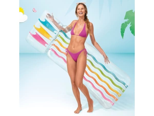 Intex 58724EU, Flerfarvet, Flydende madras, Mønster, Vinyl, 14 År, Dreng/Pige