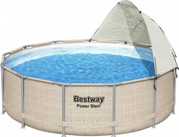 Bestway 58681, Bassengbaldakin, Beige, Polyester, Basseng på bakken, 10 min, 1,75 kg