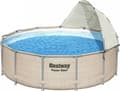 Miniatyrbilde 3 av 3: Bestway 58681, Bassengbaldakin, Beige, Polyester, Basseng på bakken, 10 min, 1,75 kg