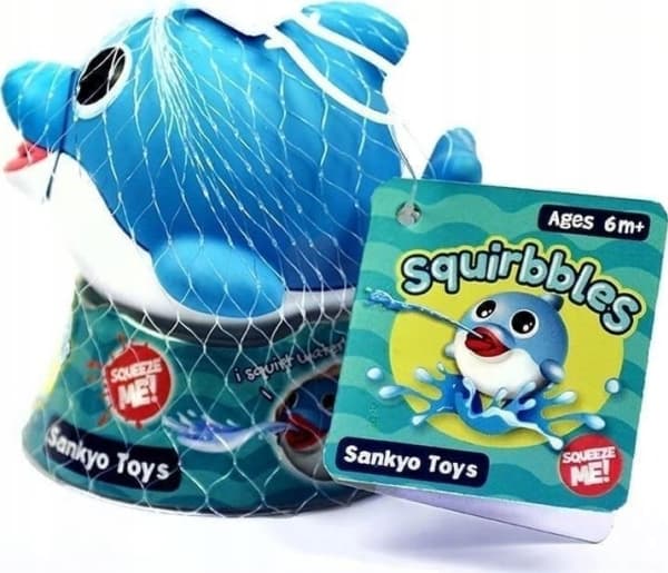 Teka Squirbbles badleksak Blå delfin